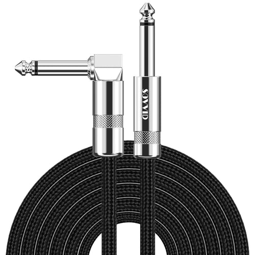 10FT Cable of Rock 'n' Roll Dreams – Your Guitar's Best Right-Angled Buddy!